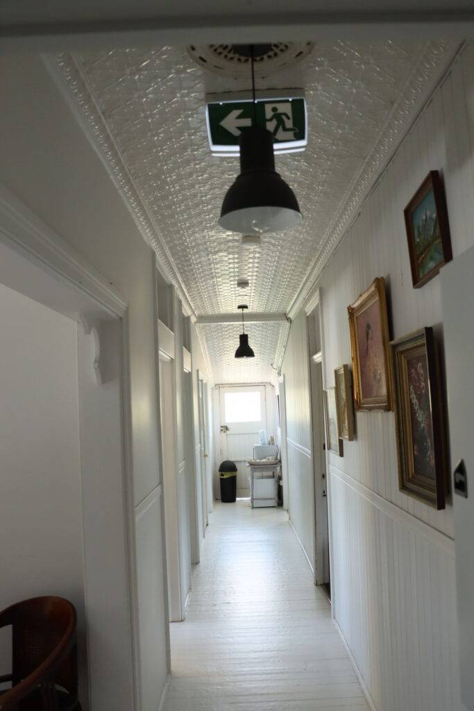 pressed tin ceilings realy nice country accomadation great to base yourself over night  