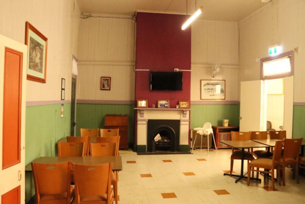 The Australian Hotel, Boonah, Queensland, Dinning room 1937  