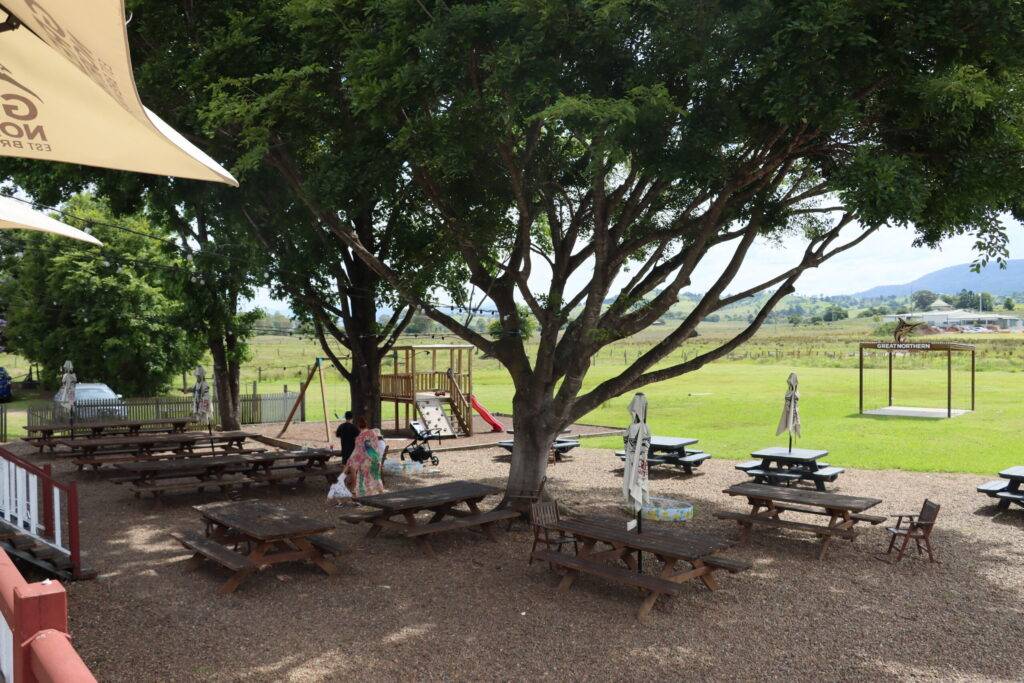 Play ground at the back of the pub