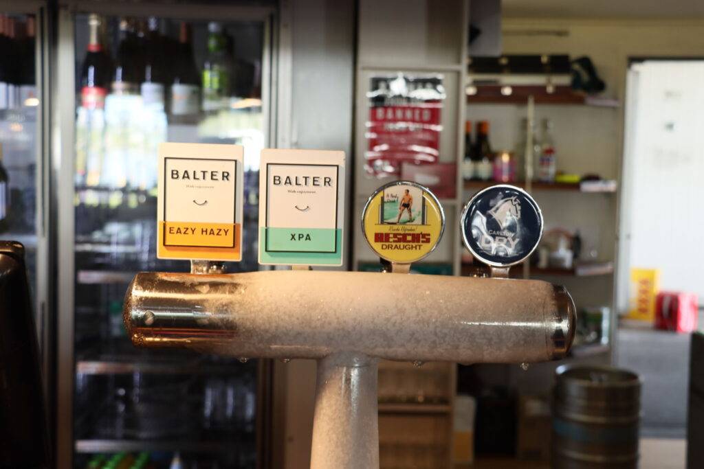 Harwood Hotel has a good selection of beers on tap.