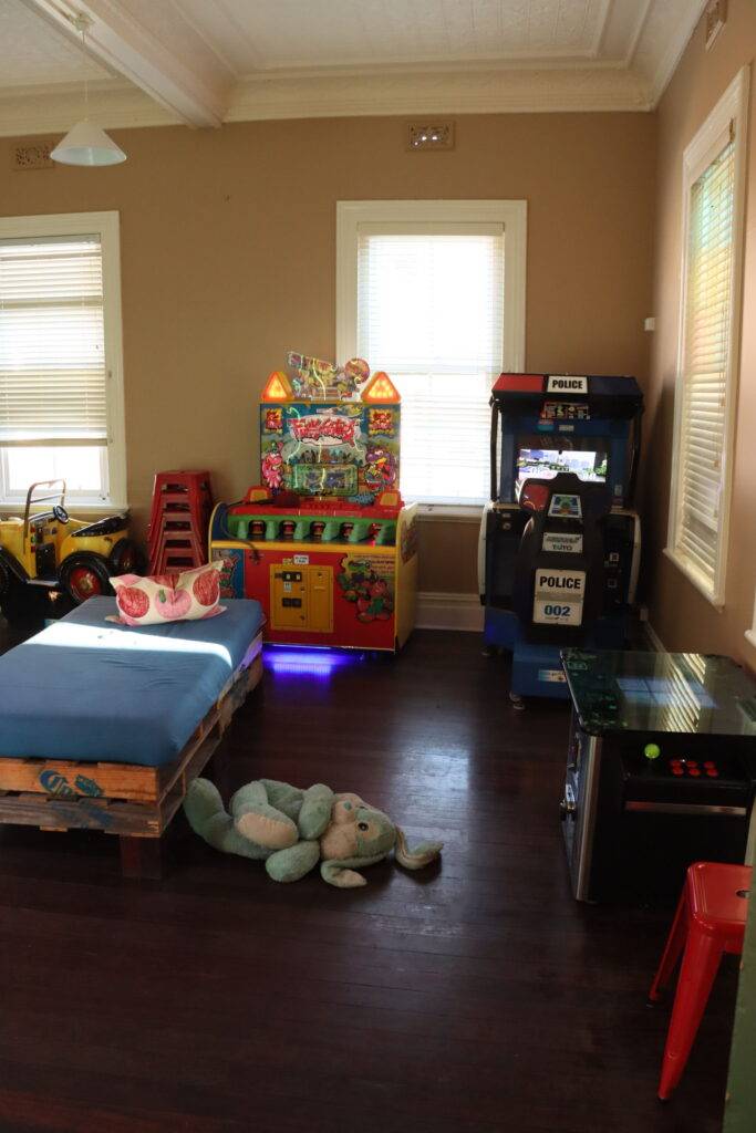 kids games room located just of the bistro 