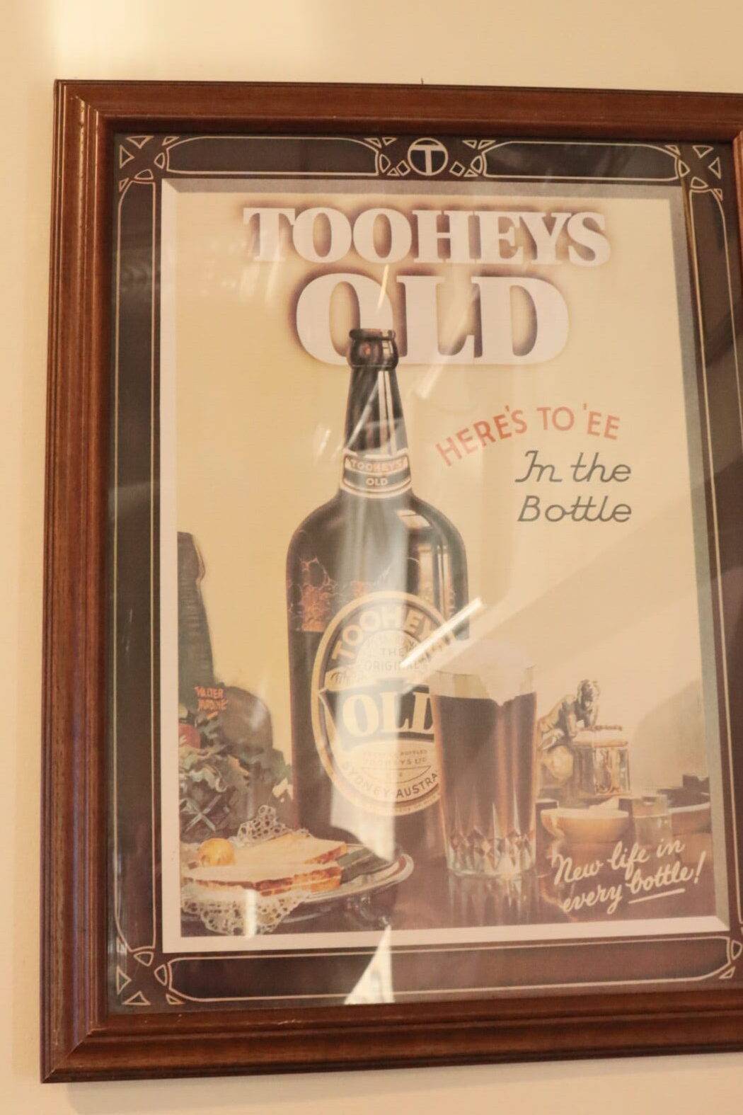 Tooheys Old Poster and other historical memobilia 