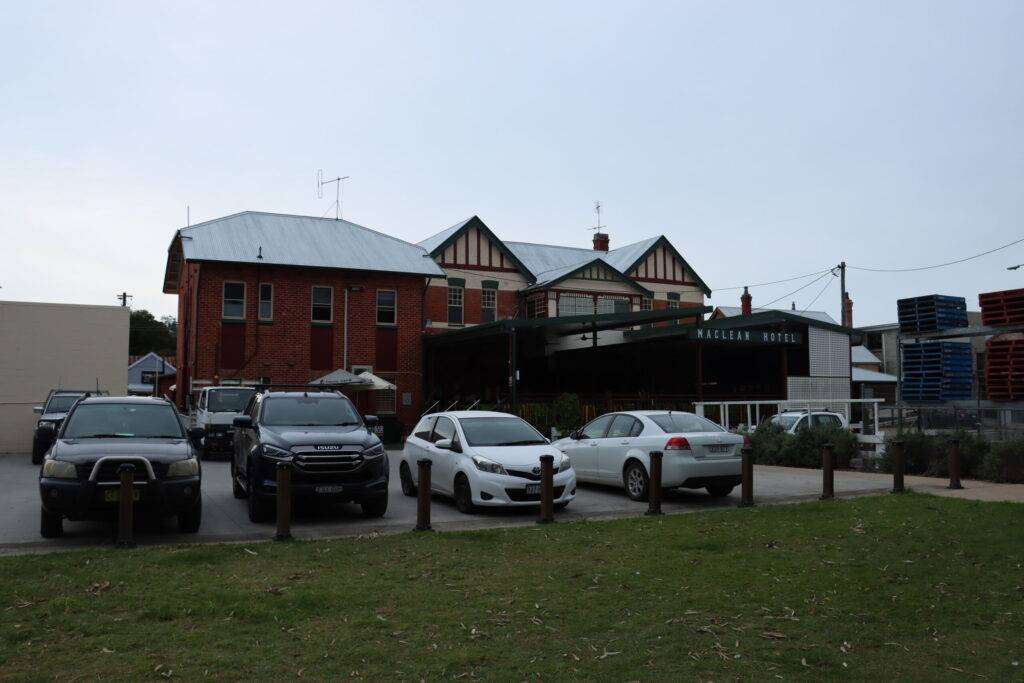 rear deck overlooking the Clarence River.