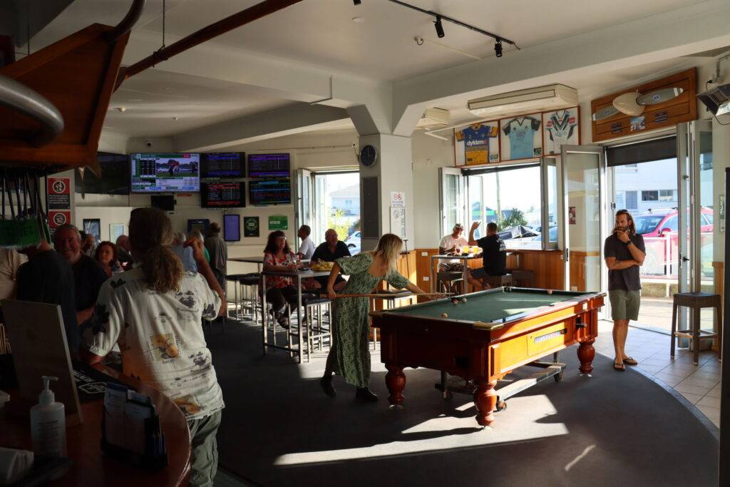 Pacific Hotels Public Bar pool table and sports bar 