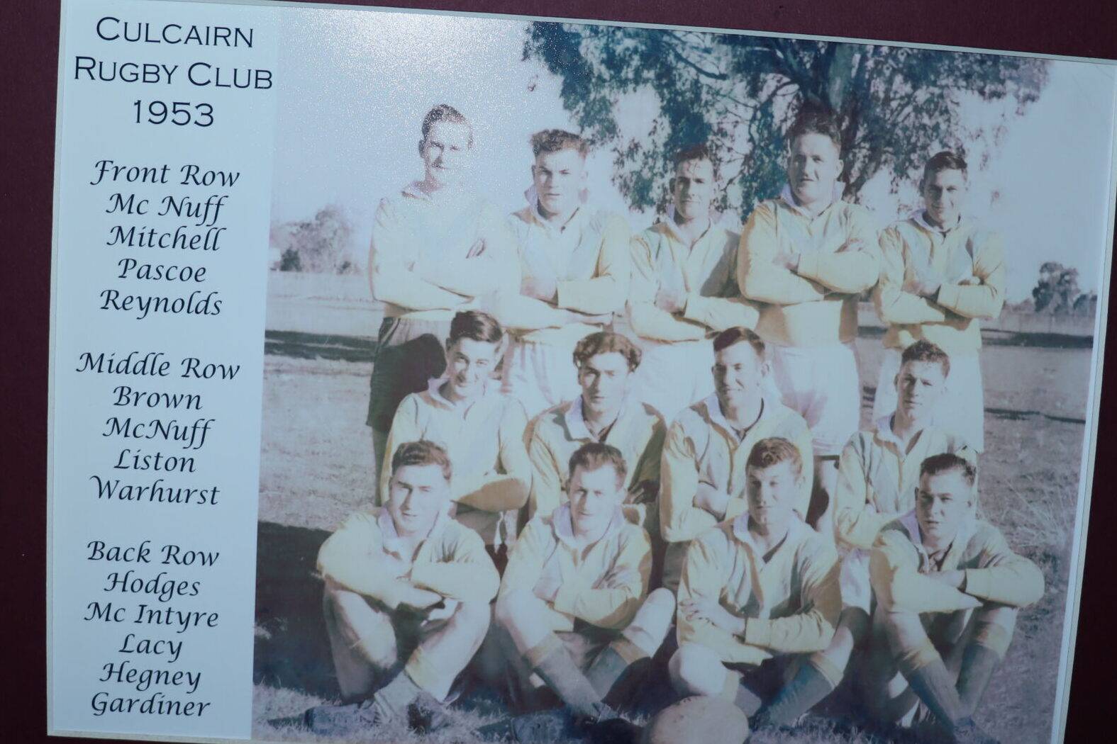 Culcairn local football teams 1953