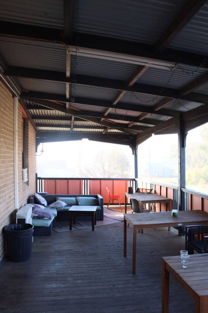 The original pub was across the river were the bridge stand today. 