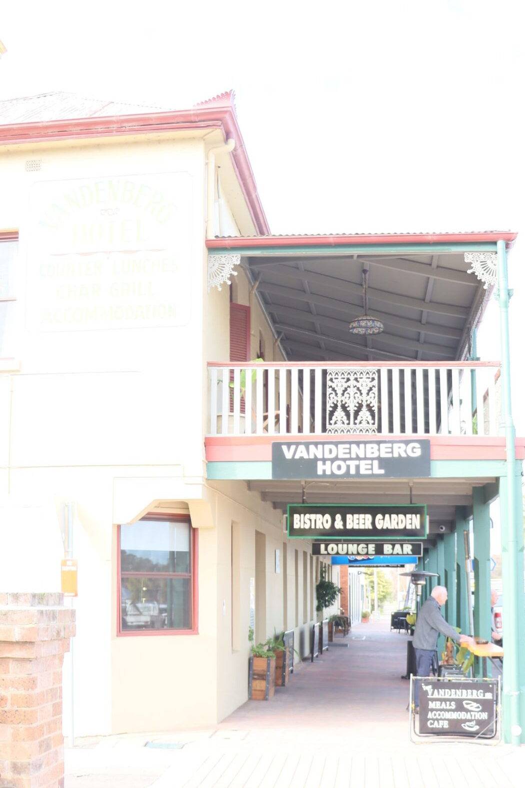 Welcome to the Vandenberg Hotel, built in 1862 