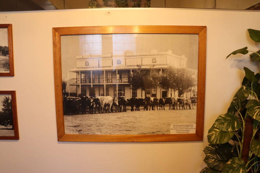 Historic photos on thre pub walls