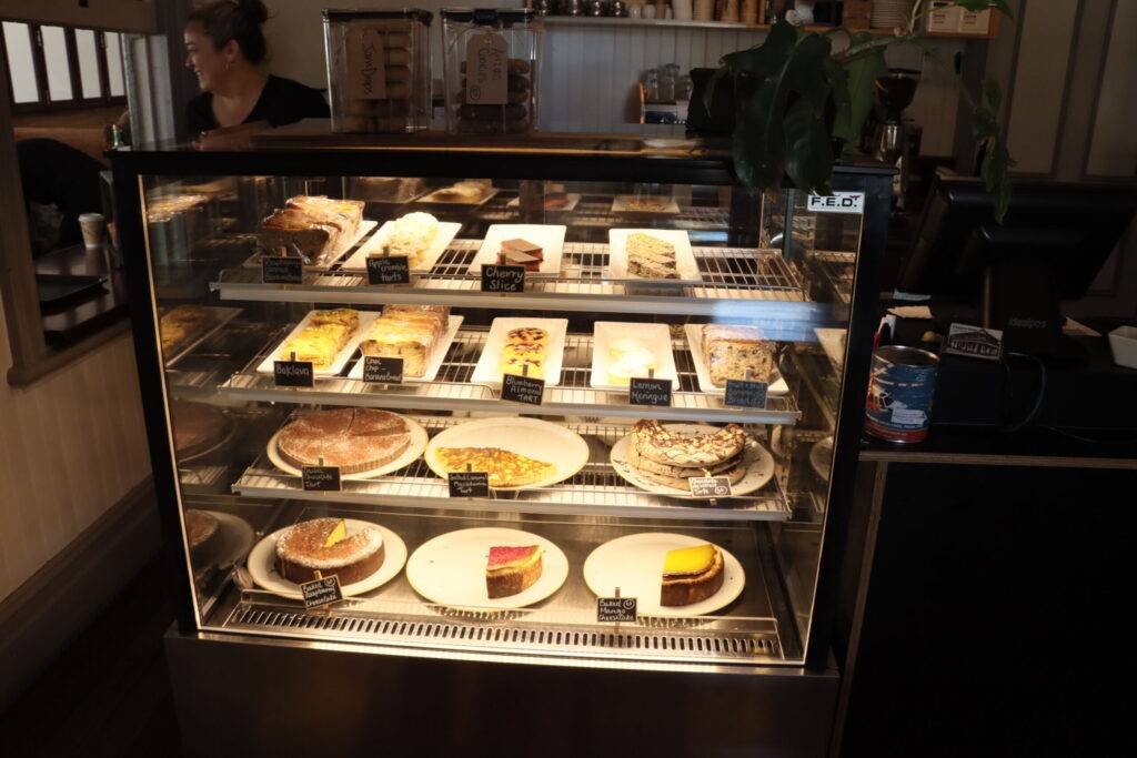 Ulmarra Hotel cafe offers a range of cakes and slices 