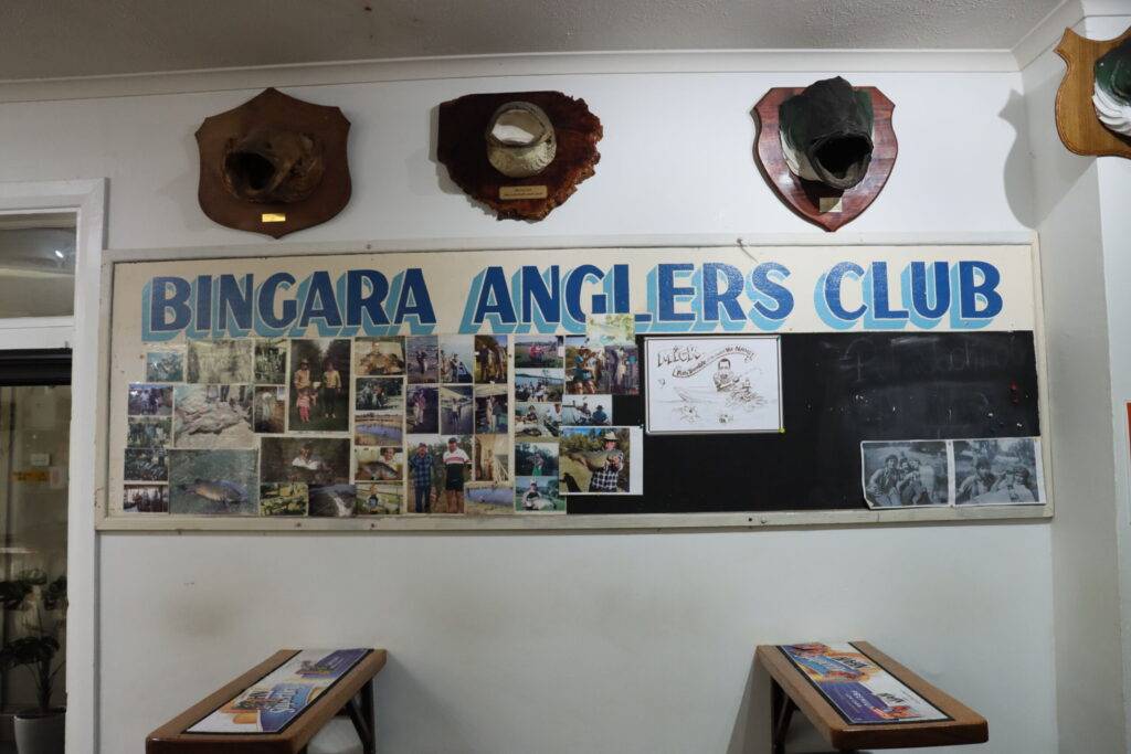 local fishing club, in fact Bingara has a large sporting community supported by local hotels 