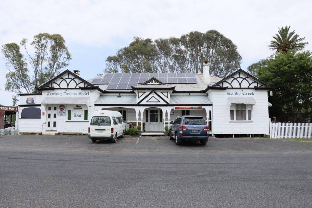 Sandy Creek Hotel. 345 Sandy Creek Road, Warwick, QLD, Australia, Queensland
AKA Darling Downs Hotel.