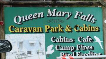 Queen Mary Falls just outside Killarney King parots lush rainforest