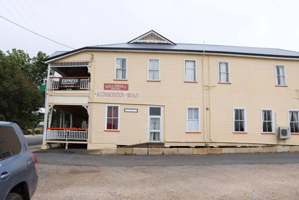 The historic Killarney Hotel is located in Willow St and is the third hotel to sit on this site