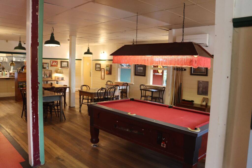 The Eltham Hotel is still a pub Pool tables and family bistro 