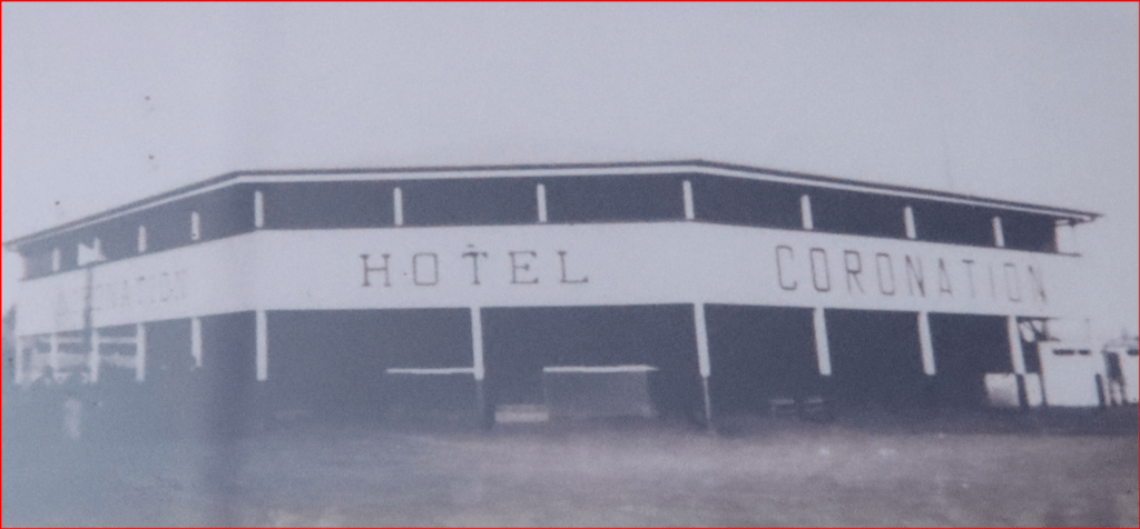 The Injune Hotel as originally called the Coronation Hotel when it was first built in 1936 