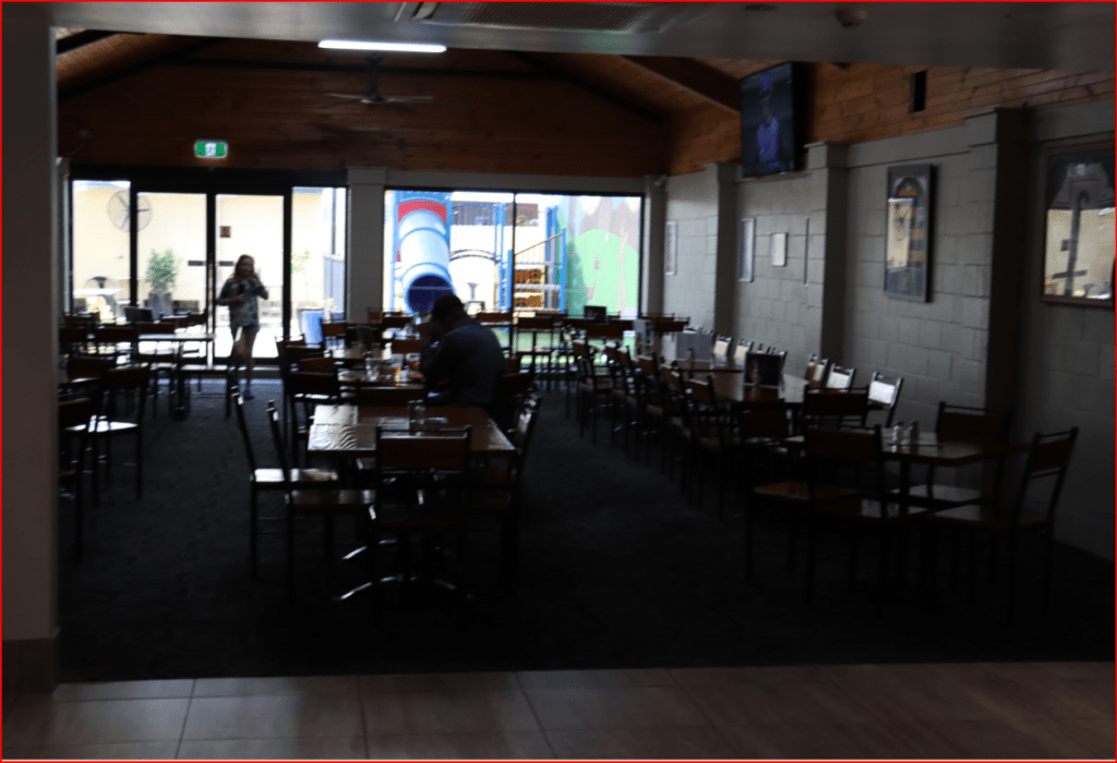 Capella Hotel Dinning Room and kid play area